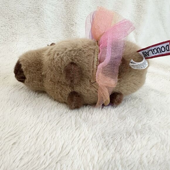 Douglas Cuddle Toys Chattie Capybara With Tutu Crown 6” Soft Plush Toy - Picture 5 of 6